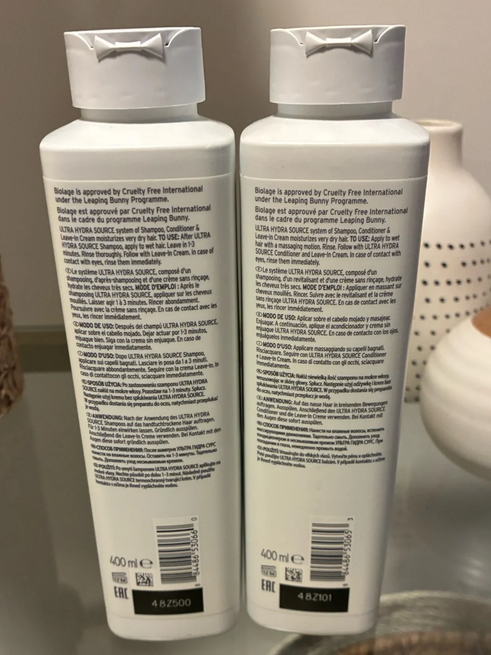 Biolage Ultra Hydra Source Shampoo Conditioner 2pc Bundle 13.5oz New